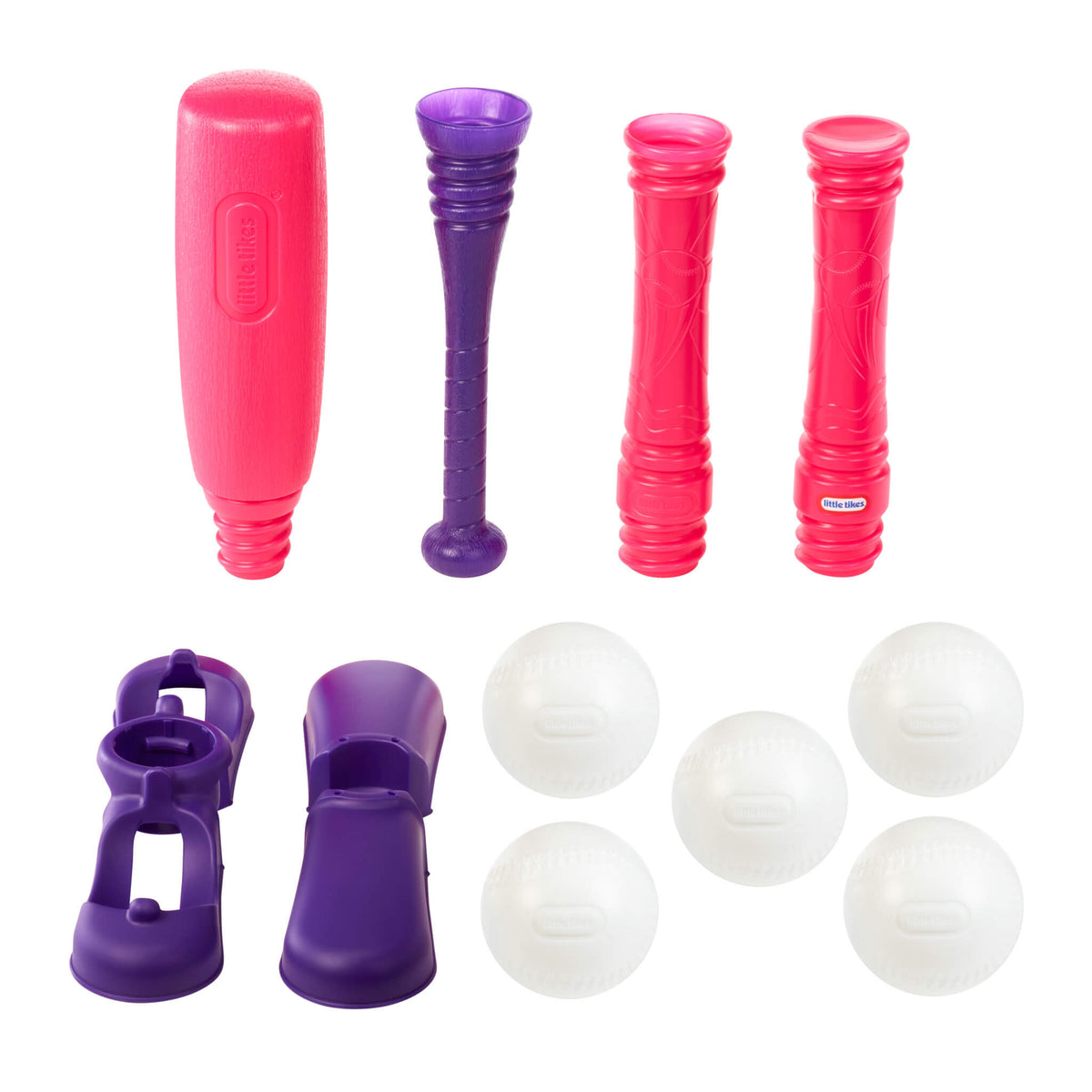 TotSports? T-Ball Set with 5 Balls - Pink