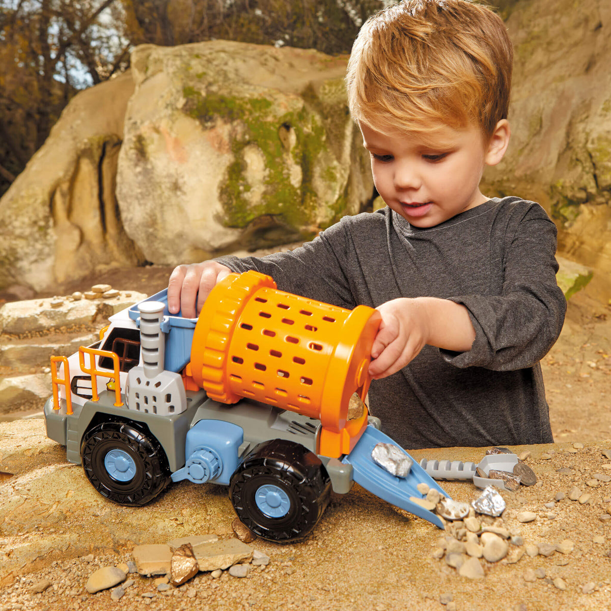 Big Adventures? Metal Detector Mining Truck