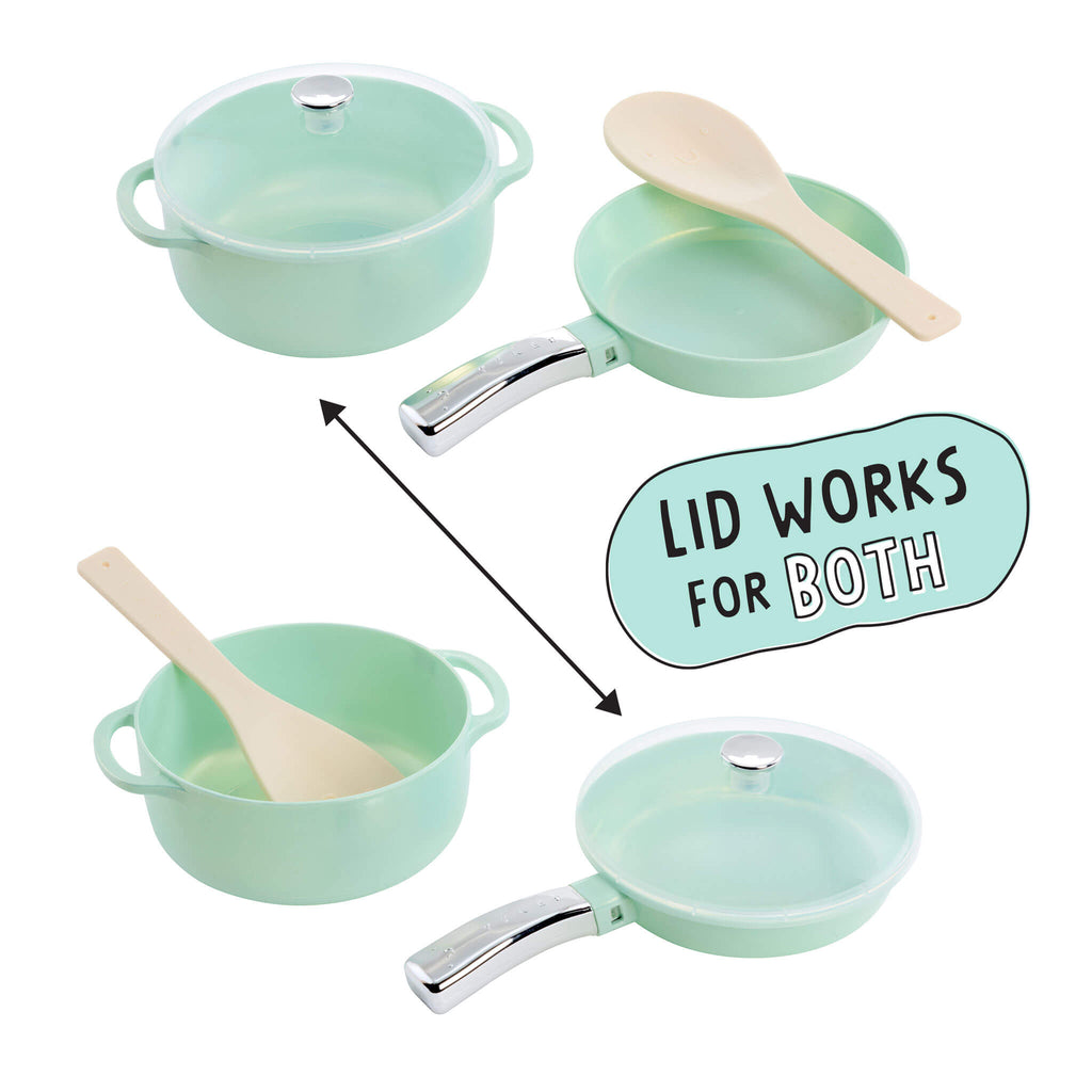 Sweet Spaces? Pots & Pans Set - Sea Foam