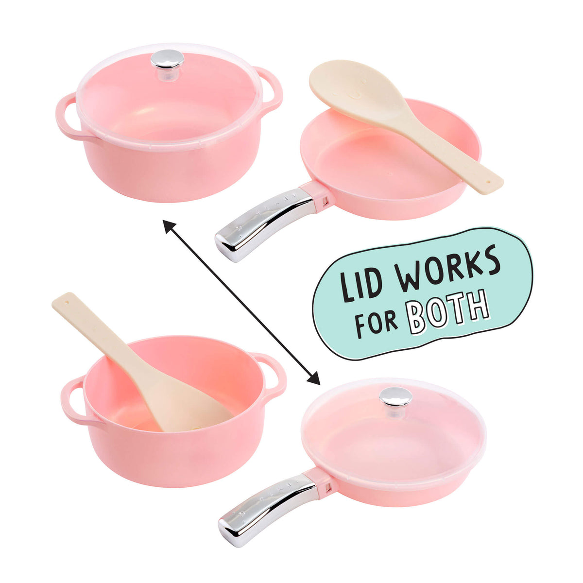 Sweet Spaces? Pots & Pans Set - Pink
