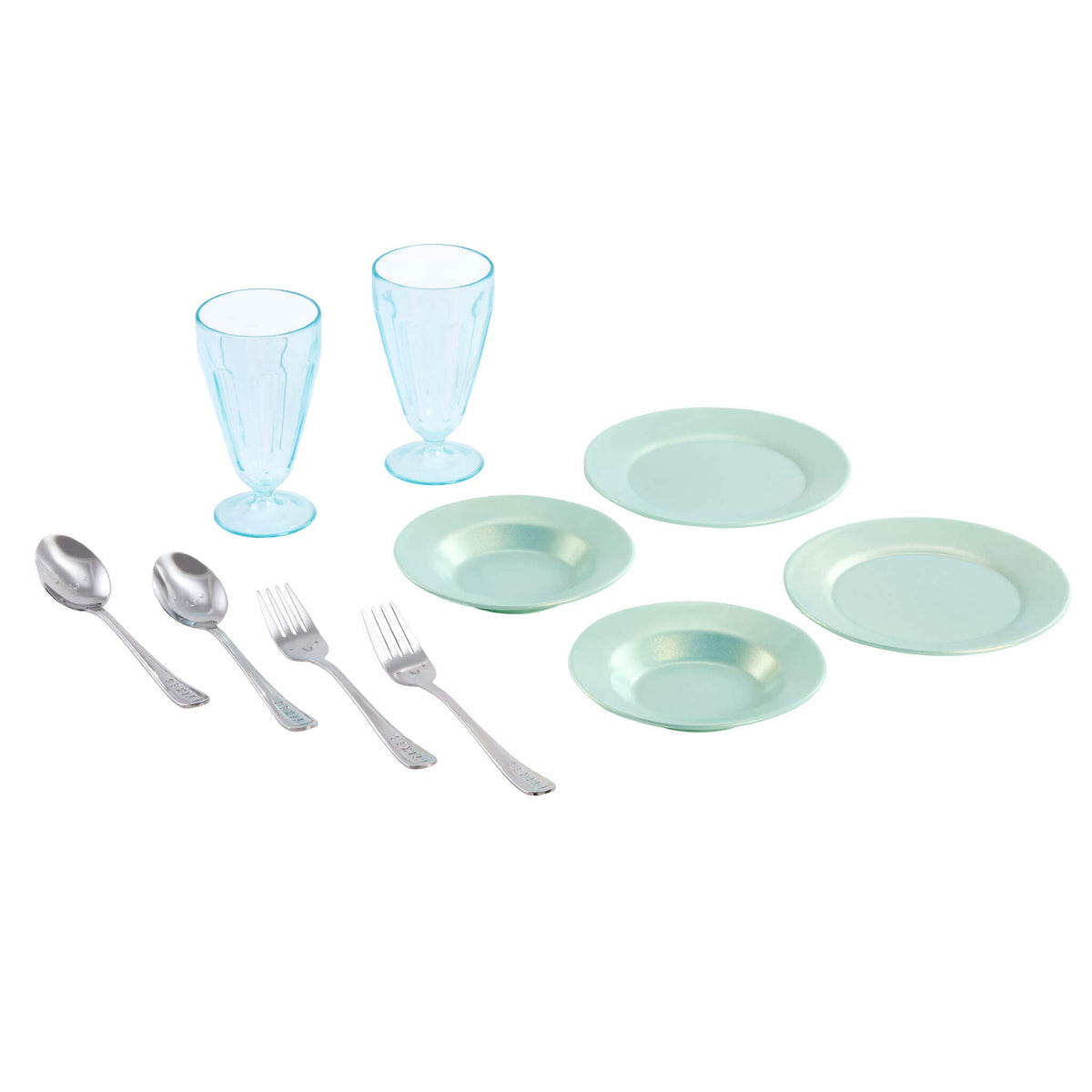 Sweet Spaces? Dishware Set - Sea Foam